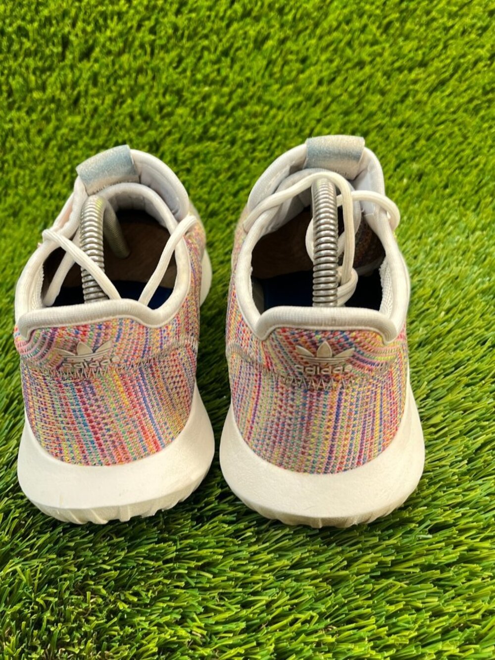 Adidas Tubular Shadow Mens Size 7 Purple Pink White Athletic Shoes Sneakers - Picture 6 of 10